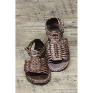 Frye Kayla Woven Leather Sandals Women's Size 9 Boho Huarache Strap Summer